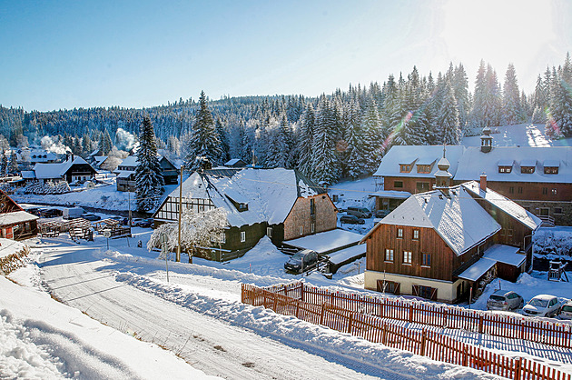 Šumava hlásí silné mrazy, teploty klesly až k minus 25 stupňům