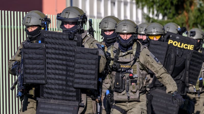 Zásahovka na Děčínsku v akci: U muže doma nalezla arzenál zbraní, do akce šli i pyrotechnici