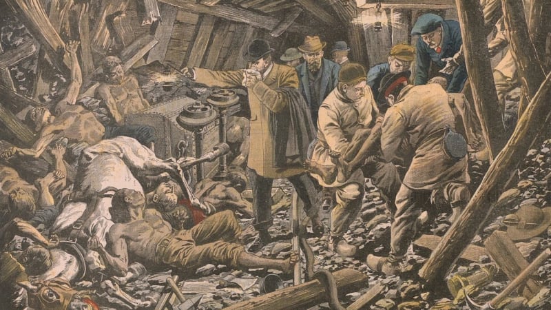 Zasypaní uhlím jedli tlející koně. Největší důlní tragédie v Evropě měla 1099 obětí