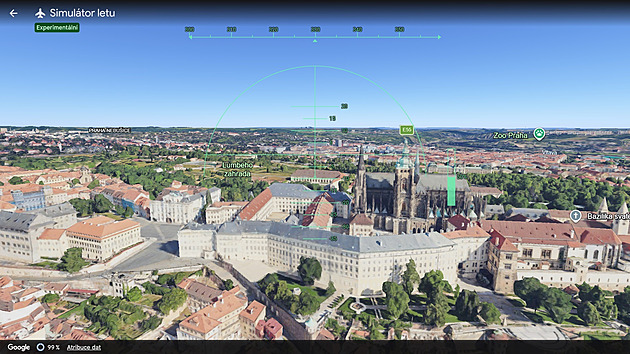Letecký simulátor v prohlížeči. Google dal do Earth možnost létání