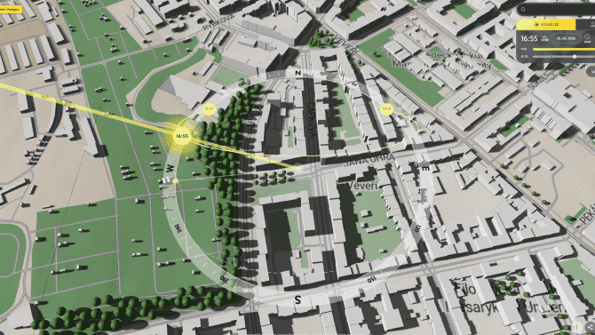 Plánujete výlet v horku? Tento nástroj vám ukáže, kde najdete stín. Zdarma a přímo na mapě