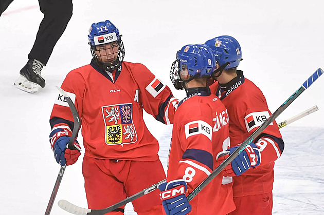 Hokejová osmnáctka rozdrtila Kanadu v přípravě na Hlinka Gretzky Cup